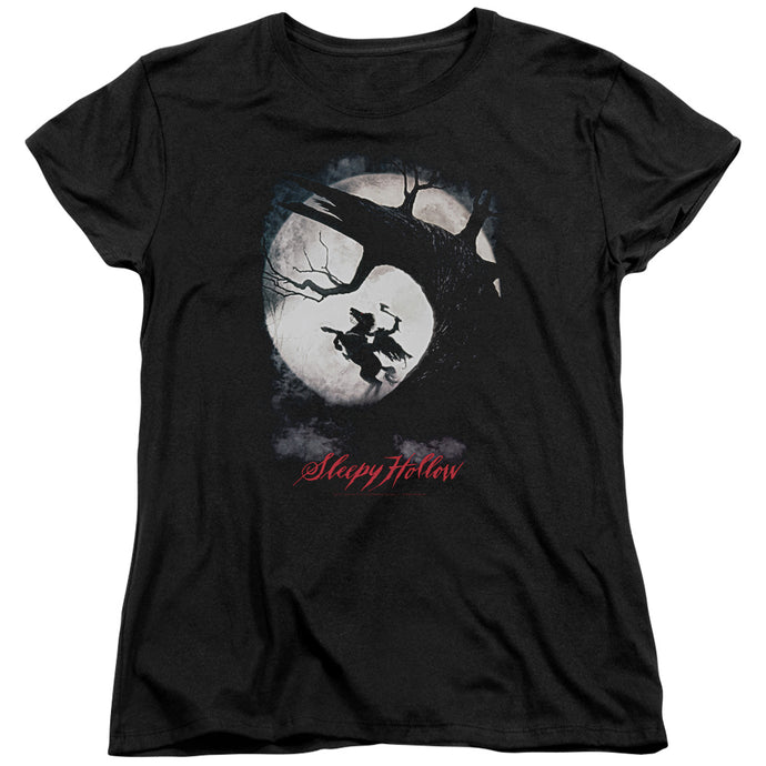 Sleepy Hollow Poster Womens T Shirt Black