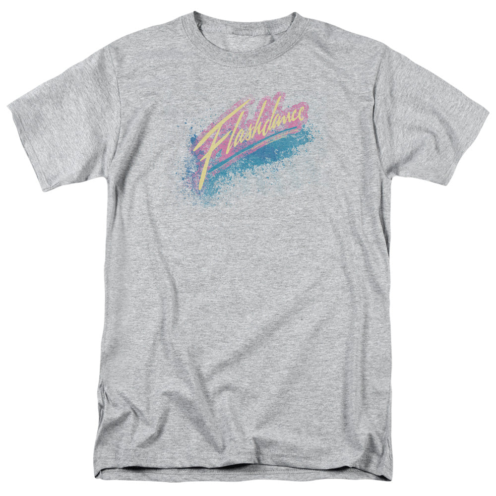 Flashdance Spray Logo Mens T Shirt Athletic Heather