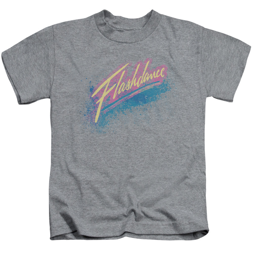 Flashdance Spray Logo Juvenile Kids Youth T Shirt Athletic Heather