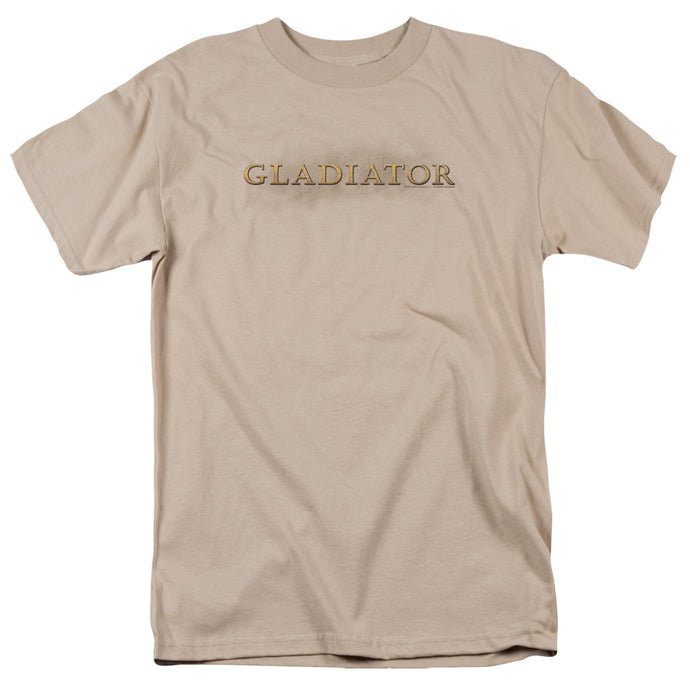 Gladiator Logo Mens T Shirt Sand