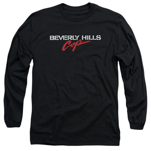 Beverly Hills Cop Logo Mens Long Sleeve Shirt Black