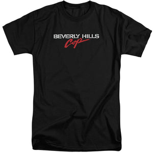 Beverly Hills Cop Logo Mens Tall T Shirt Black