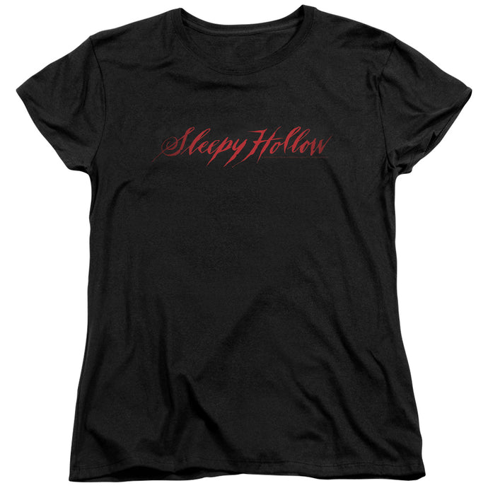 Sleepy Hollow Logo Womens T Shirt Black