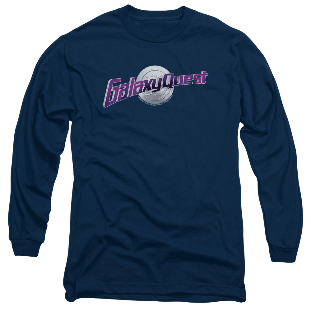 Galaxy Quest Logo Mens Long Sleeve Shirt Navy Blue