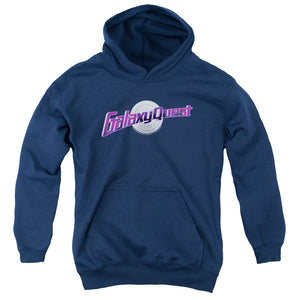 Galaxy Quest Logo Kids Youth Hoodie Navy Blue