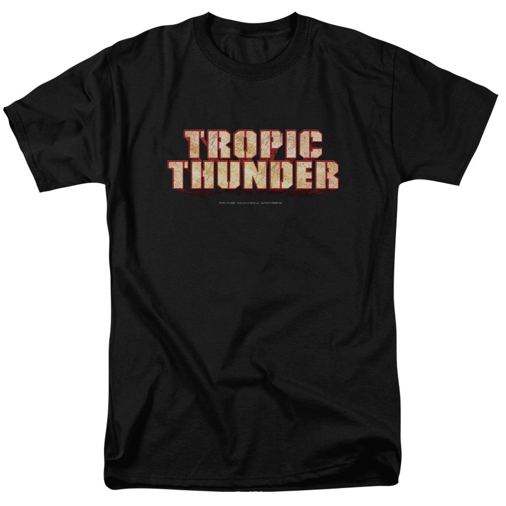 Tropic Thunder Title Mens T Shirt Black