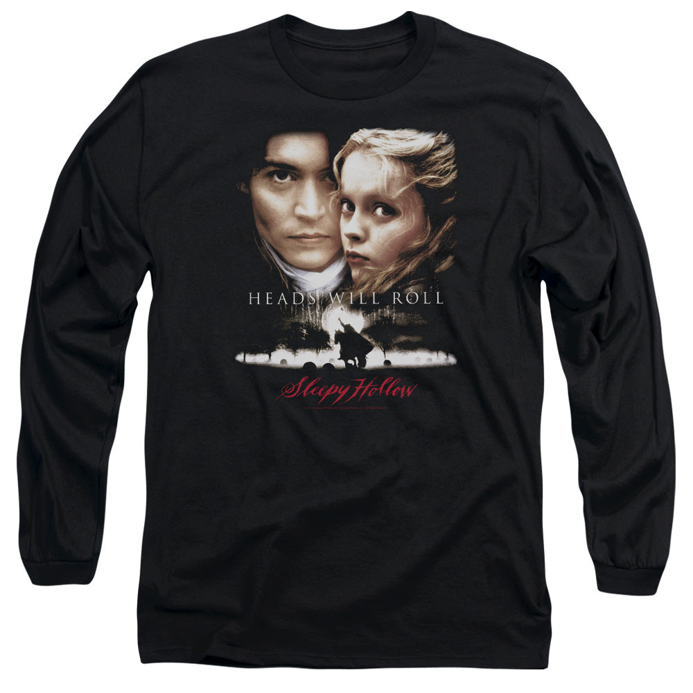 Sleepy Hollow Heads Will Roll Mens Long Sleeve Shirt Black