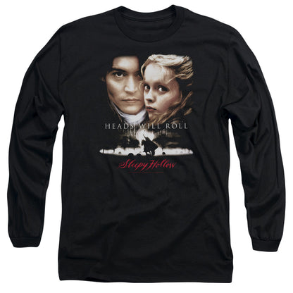 Sleepy Hollow Heads Will Roll Mens Long Sleeve Shirt Black