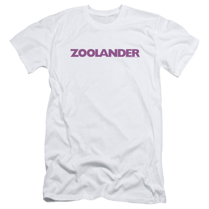 Zoolander Logo Slim Fit Mens T Shirt White