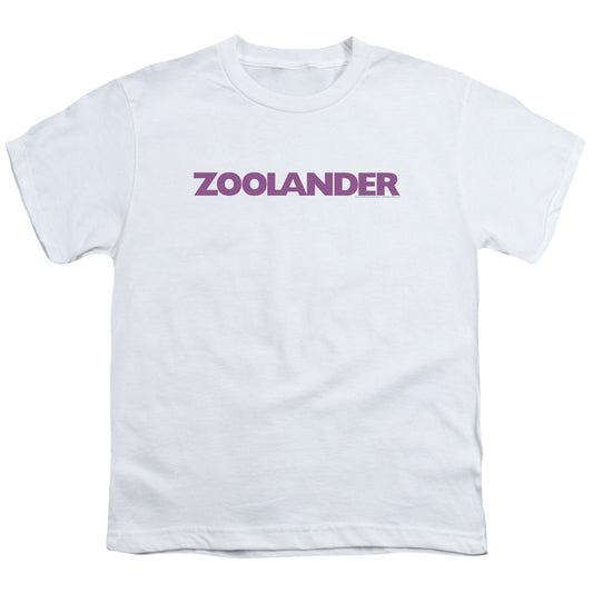 Zoolander Logo Kids Youth T Shirt White