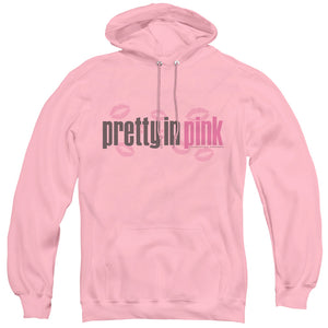 Pretty In Pink Logo Mens Hoodie Pink