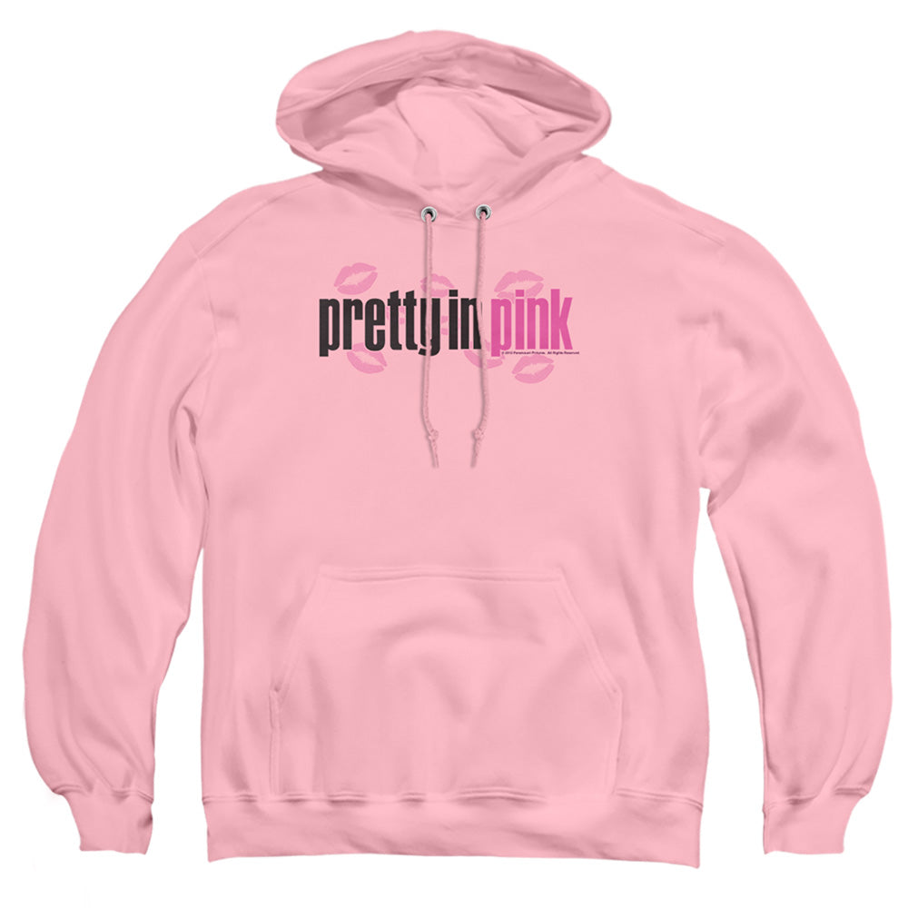Pretty In Pink Logo Mens Hoodie Pink