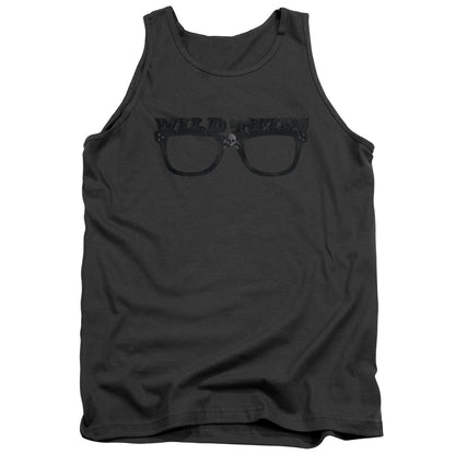 Major League Wild Thing Mens Tank Top Shirt Charcoal