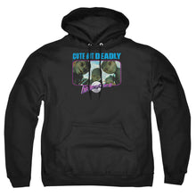 Load image into Gallery viewer, Galaxy Quest Cute But Deadly Mens Hoodie Black