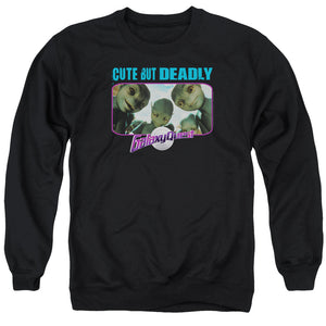 Galaxy Quest Cute But Deadly Mens Crewneck Sweatshirt Black