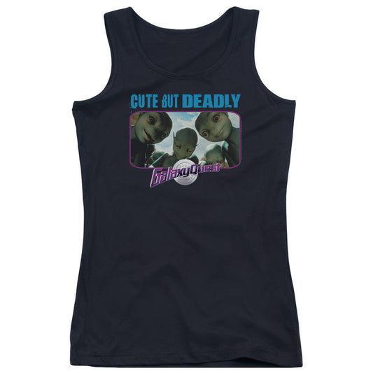 Galaxy Quest Cute But Deadly Womens Tank Top Shirt Black