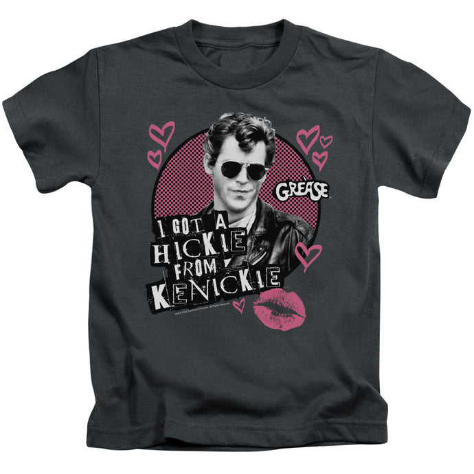 Grease Kenickie Juvenile Kids Youth T Shirt Charcoal