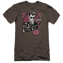Load image into Gallery viewer, Grease Kenickie Premium Bella Canvas Slim Fit Mens T Shirt Charcoal