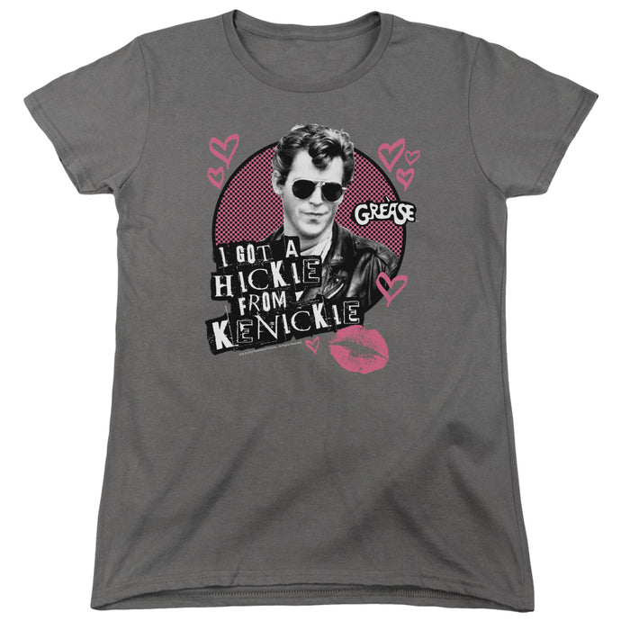 Grease Kenickie Womens T Shirt Charcoal