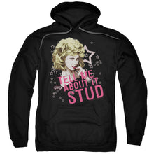 Load image into Gallery viewer, Grease Tell Me About It Stud Mens Hoodie Black