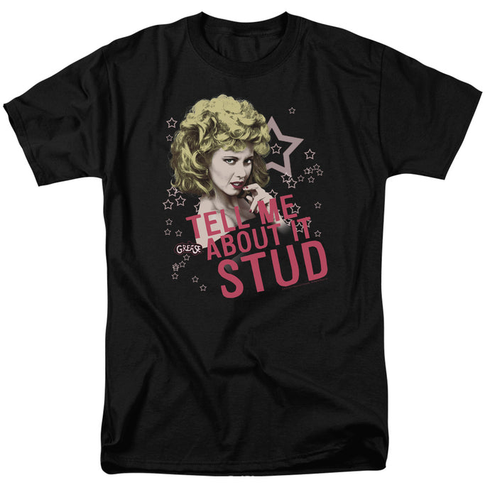 Grease Tell Me About It Stud Mens T Shirt Black