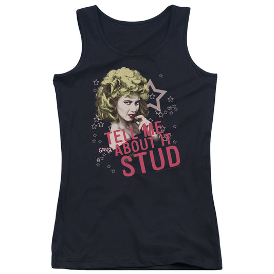 Grease Tell Me About It Stud Womens Tank Top Shirt Black