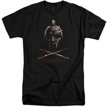 Load image into Gallery viewer, Gladiator Helmet Mens Tall T Shirt Black