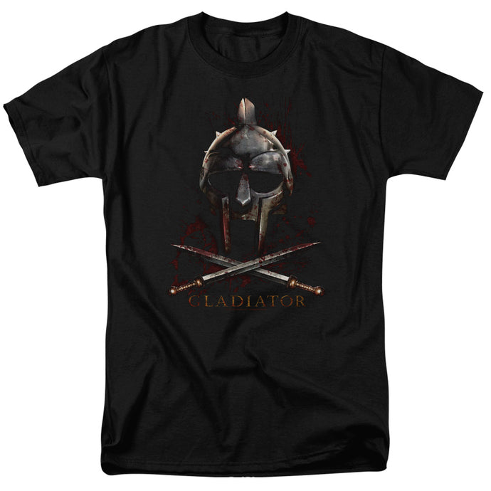 Gladiator Helmet Mens T Shirt Black