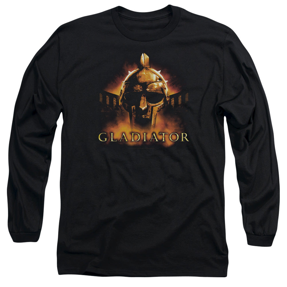 Gladiator My Name Is Mens Long Sleeve Shirt Black