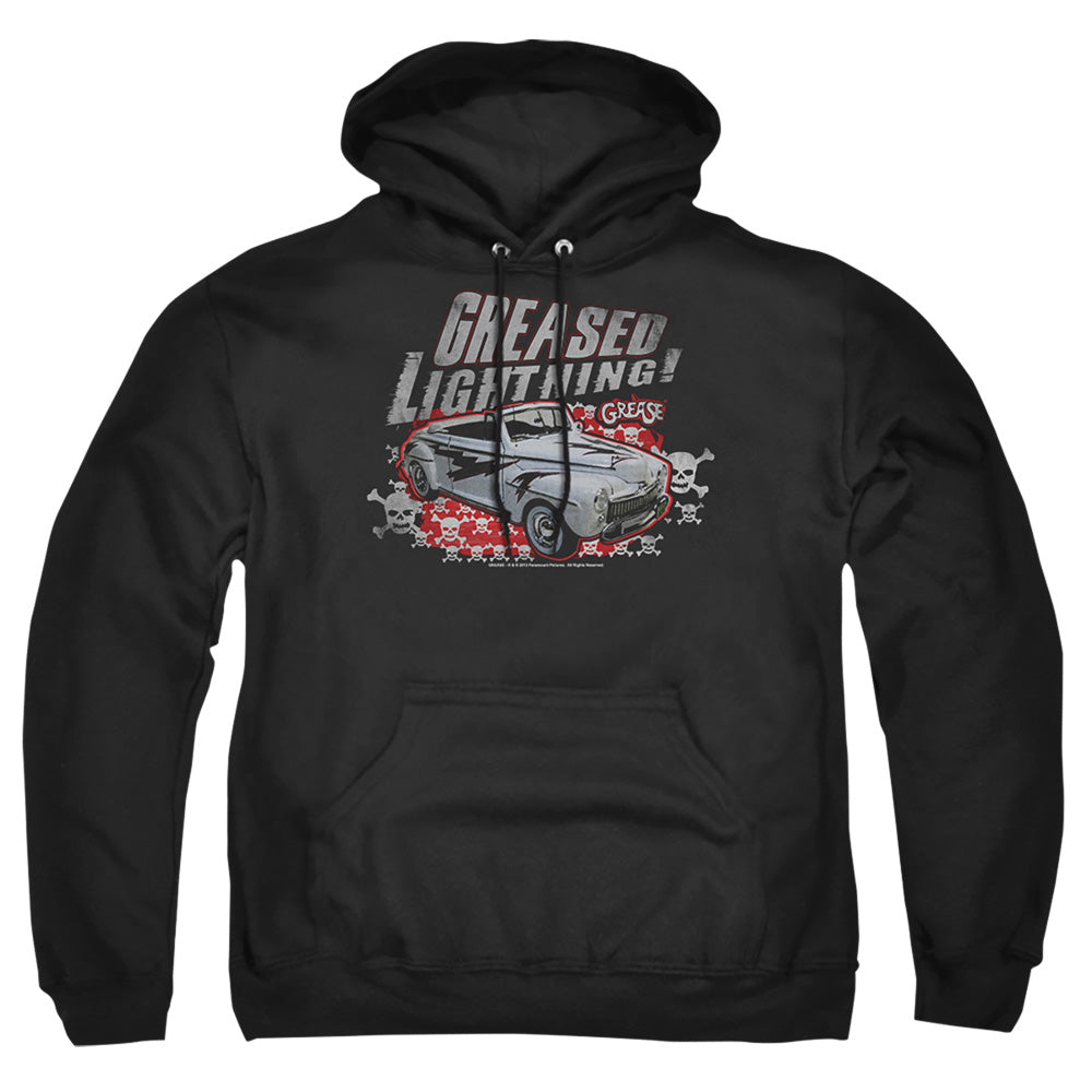 Grease Greased Lightening Mens Hoodie Black Officially Licensed