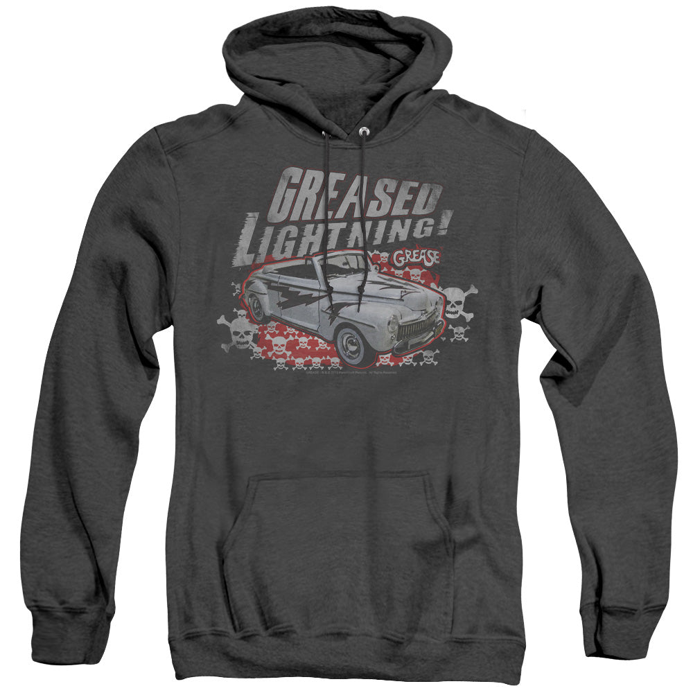 Grease Greased Lightening Heather Mens Hoodie Black