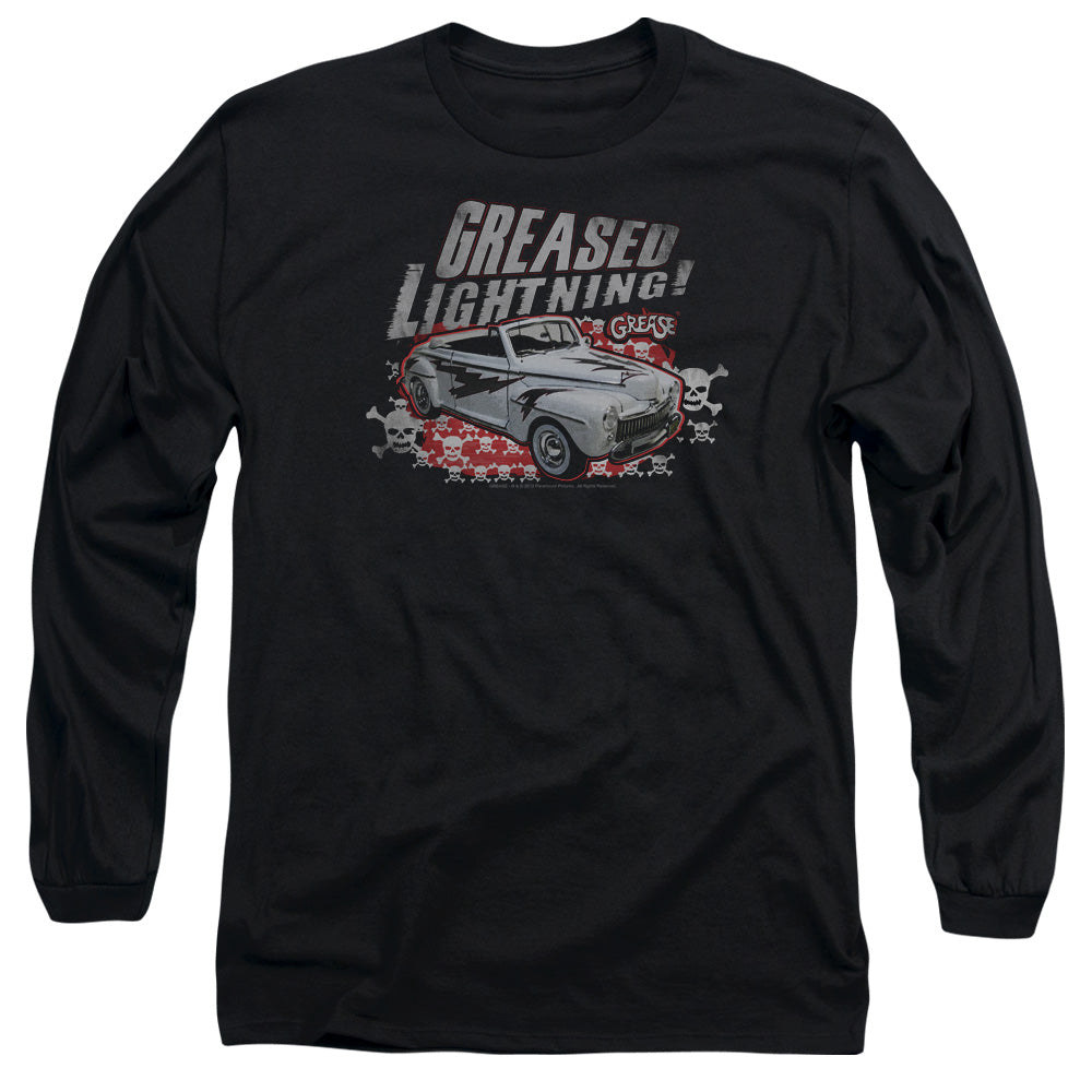 Grease Greased Lightening Mens Long Sleeve Shirt Black