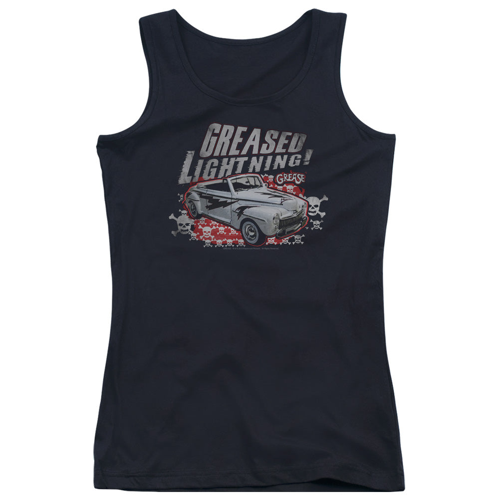 Grease Greased Lightening Womens Tank Top Shirt Black