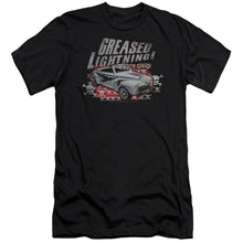 Load image into Gallery viewer, Grease Greased Lightening Premium Bella Canvas Slim Fit Mens T Shirt Black