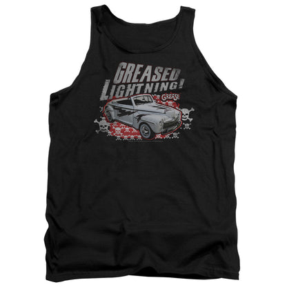 Grease Greased Lightening Mens Tank Top Shirt Black