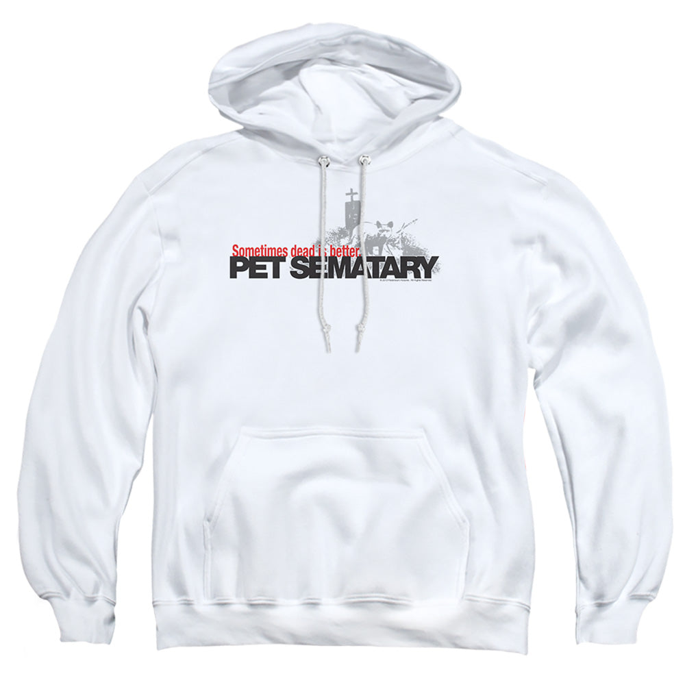 Pet Sematary Logo Mens Hoodie White