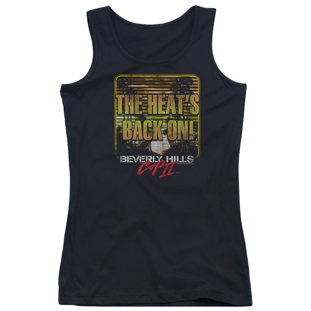 Beverly Hills Cop II The Heats Back Womens Tank Top Shirt Black