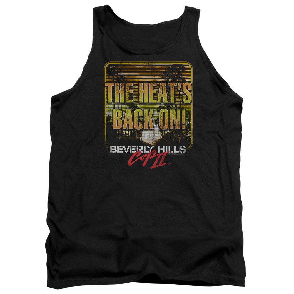 Beverly Hills Cop II The Heats Back Mens Tank Top Shirt Black