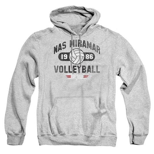 Top Gun Nas Miramar Volleyball Mens Hoodie Athletic Heather