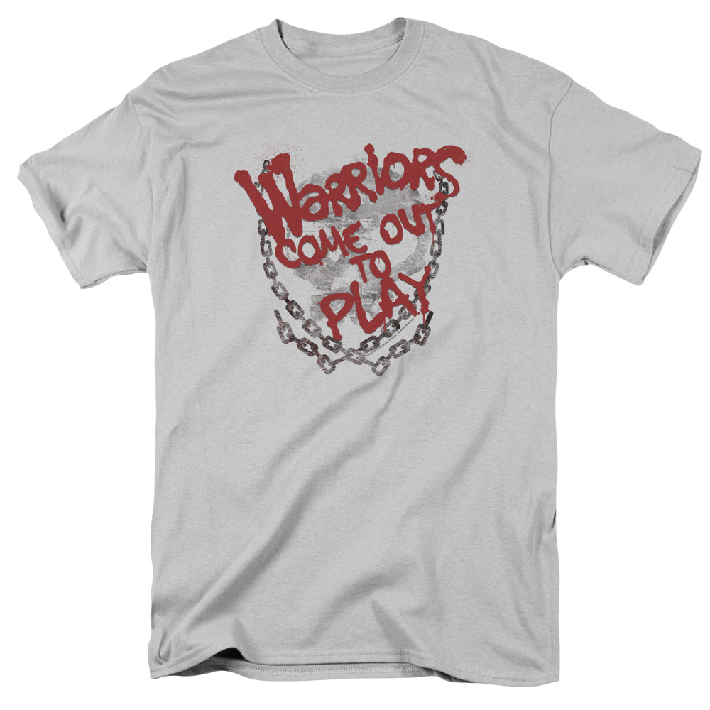 The Warriors Come Out And Play Mens T Shirt Silver