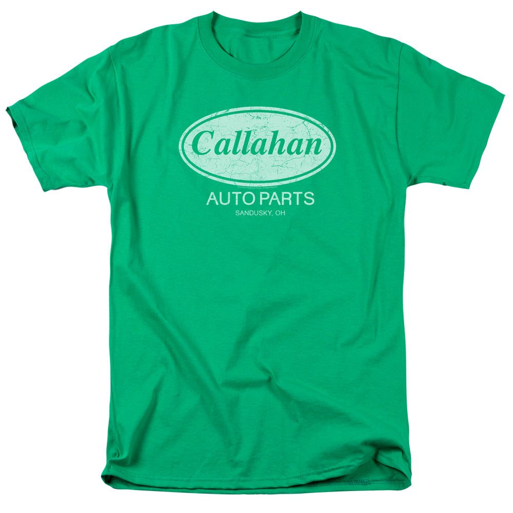 Tommy Boy Callahan Auto Mens T Shirt Kelly Green