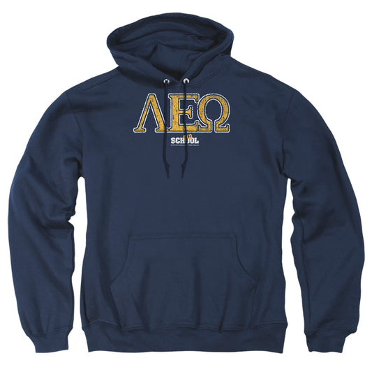 Old School Leo Mens Hoodie Navy