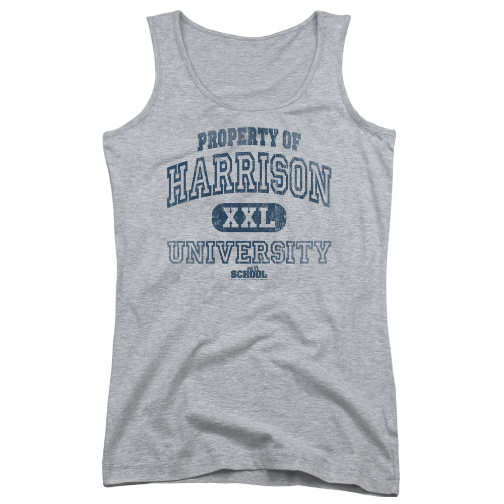 Old School Property Of Harrison Womens Tank Top Shirt Athletic Heather