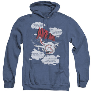Airplane! Picked The Wrong Day Heather Mens Hoodie Royal Blue