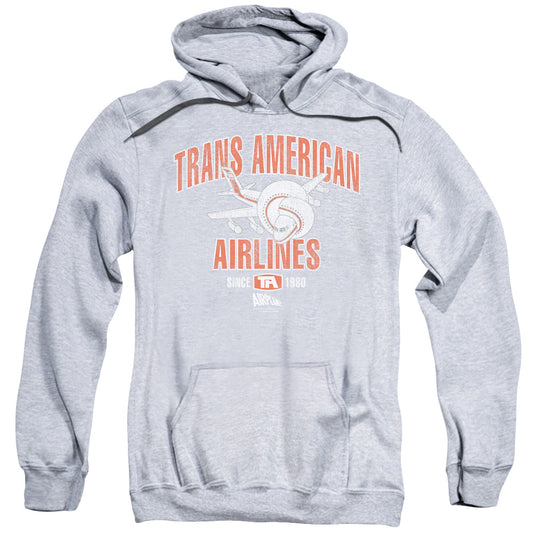 Airplane! Trans American Mens Hoodie Athletic Heather