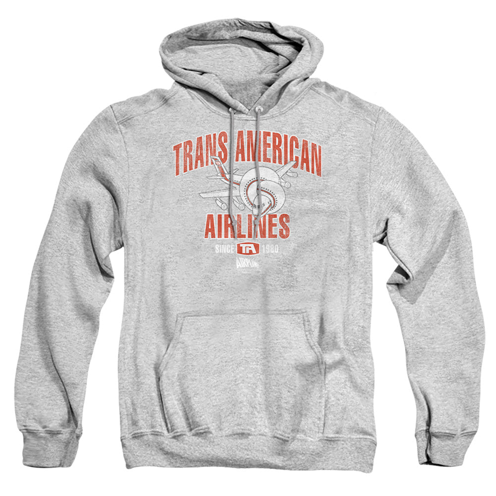 Airplane Trans American Mens Hoodie Athletic Heather