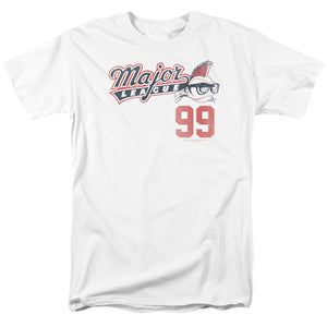 Major League 99 Mens T Shirt White