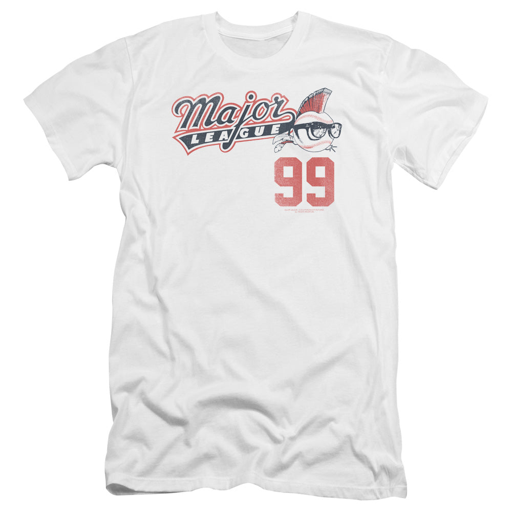 Major League 99 Premium Bella Canvas Slim Fit Mens T Shirt White