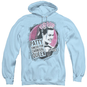 Grease Carnival Queen Mens Hoodie Light Blue
