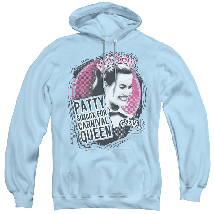 Grease Carnival Queen Mens Hoodie Light Blue